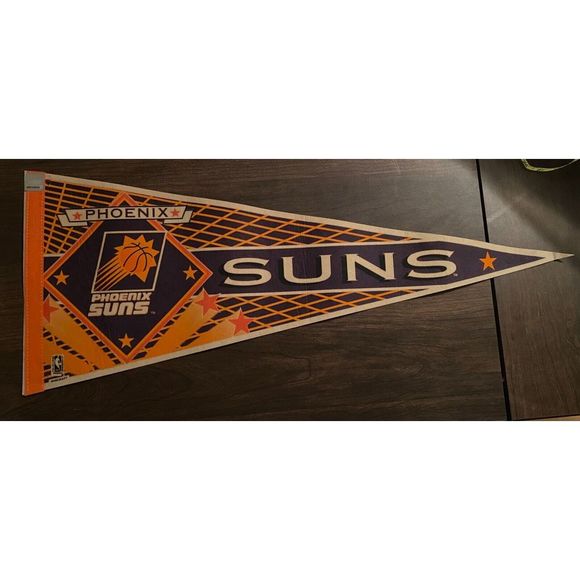 Vintage‎ NBA Basketball Phoenix Suns Basketball Pennant Official License - Picture 1 of 8